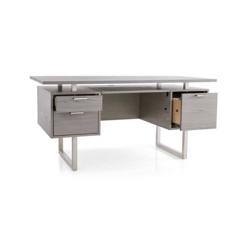 Clybourn Dove Executive Desk - image 5 of 9