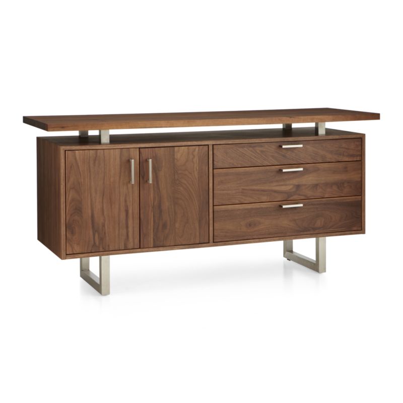 Clybourn Walnut Credenza - image 7 of 10