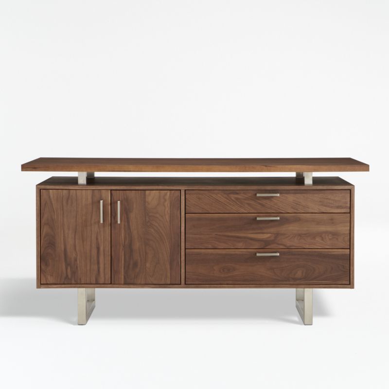 Clybourn Walnut Credenza - image 0 of 10