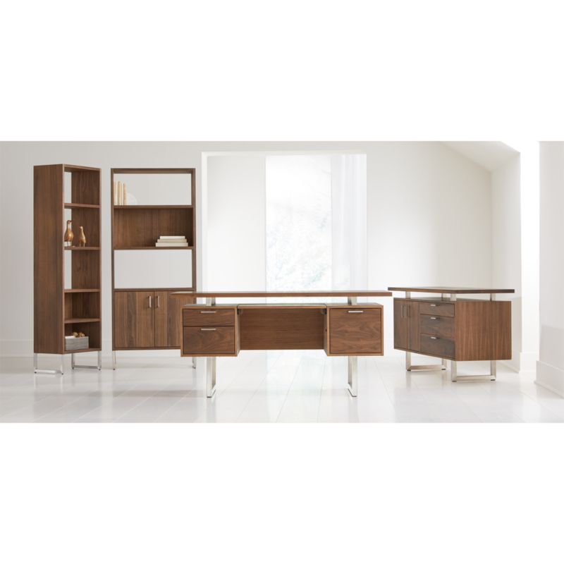 Clybourn Walnut Credenza - image 6 of 10