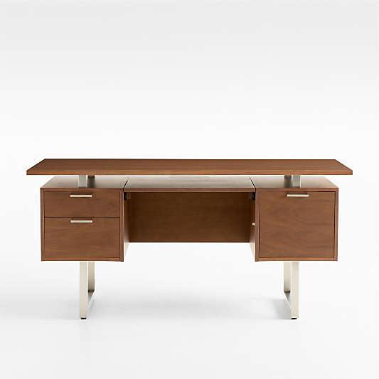 Clybourn Walnut Executive Desk