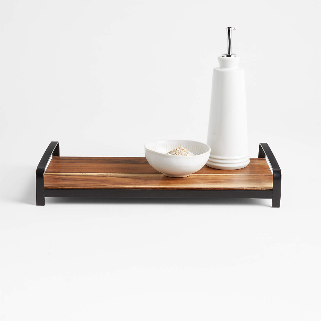 Lee Wooden Countertop Tray Crate & Barrel Canada