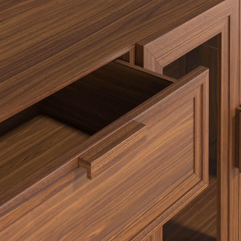 Calypso 90" Walnut Storage Media Console - image 8 of 10