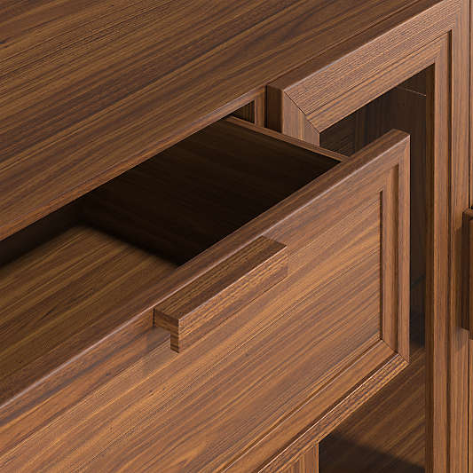 Calypso 90" Walnut Storage Media Console