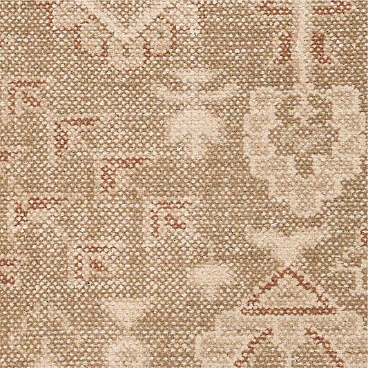 Combe Wool Traditional Handknotted Garden Beige Rug Swatch 12"x18"