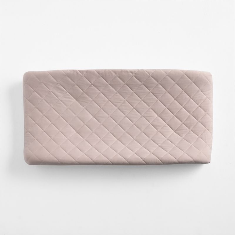 Comfy Tee Whisper Solid Lilac Rose Organic Cotton Jersey Baby Changing Pad Cover - image 1 of 2