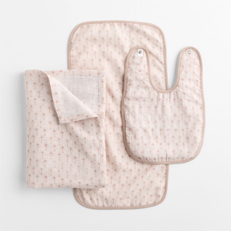 Camila Floral Printed 3-Piece Baby Gift Set - image 2 of 4