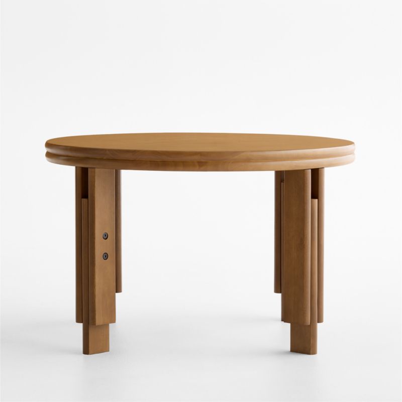Campbell Natural Brown Wood Adjustable Kids Play Table - image 4 of 7