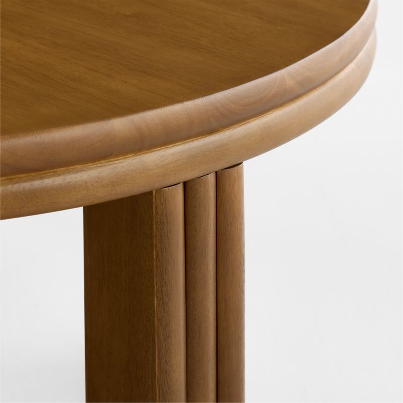 Campbell Natural Brown Wood Adjustable Kids Play Table - image 6 of 7