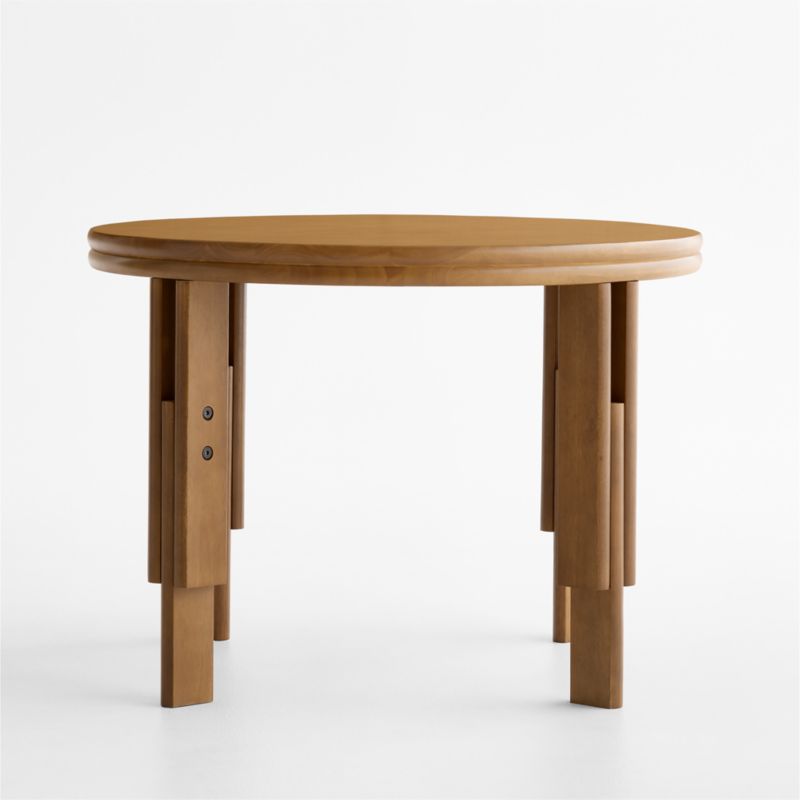 Campbell Natural Brown Wood Adjustable Kids Play Table - image 5 of 7