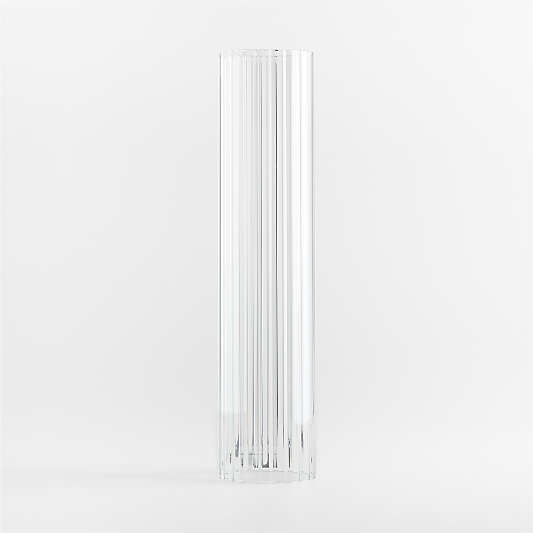 Lisbon Glass Taper Candle Holder Sleeve Medium 17"