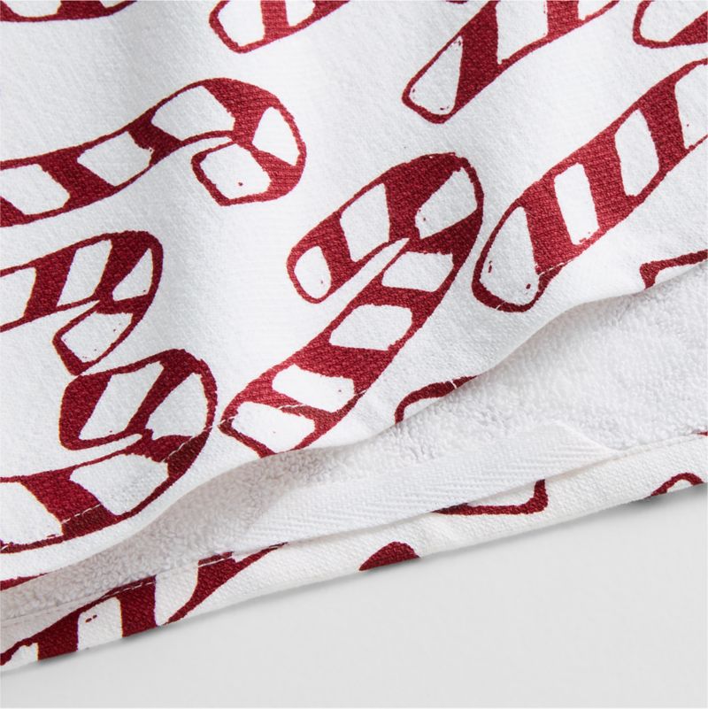Candy Cane Organic Cotton Dish Towel - image 1 of 2