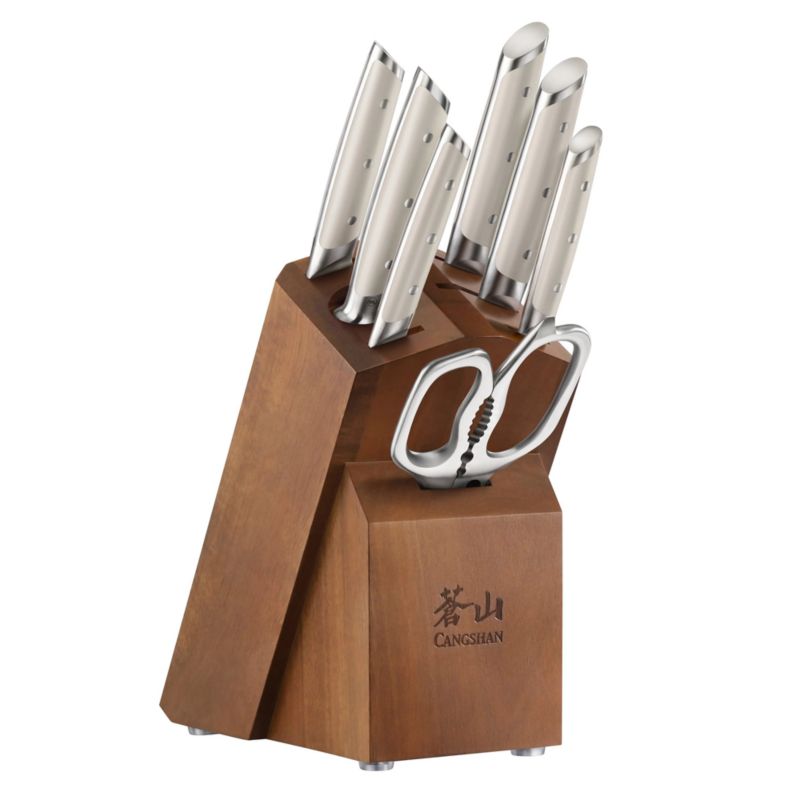 Cangshan Akka Taupe 8-Piece Knife Block Set - image 4 of 6