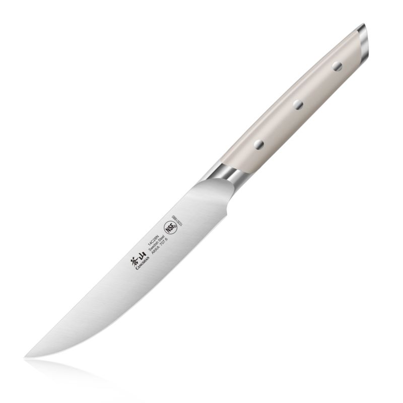Cangshan Akka Taupe Steak Knives, Set of 4 - image 6 of 7
