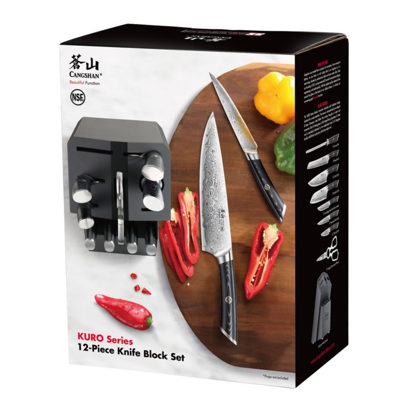 Cangshan ® Kuro 12-Piece Knife Block Set - image 4 of 6