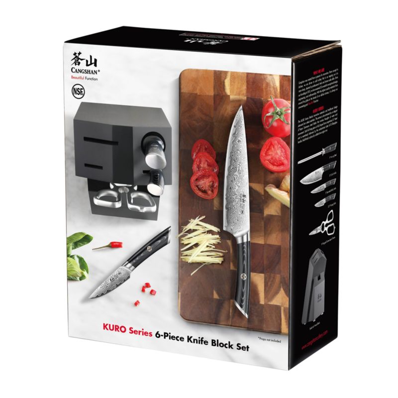 Cangshan ® Kuro 6-Piece Knife Block Set - image 4 of 6