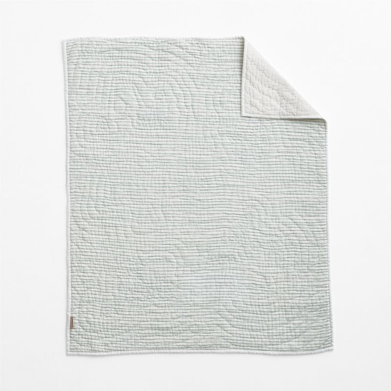 Construction Crossing Organic Cotton Baby Crib Quilt - image 4 of 6