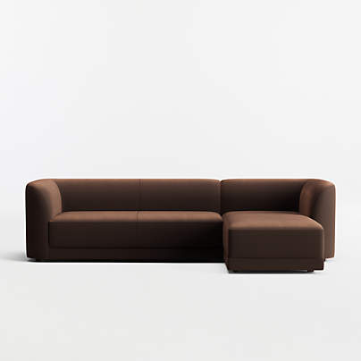 Contour 2-Piece Sectional Sofa with Chaise Lounge