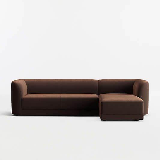 Contour 2-Piece Sectional Sofa with Chaise Lounge