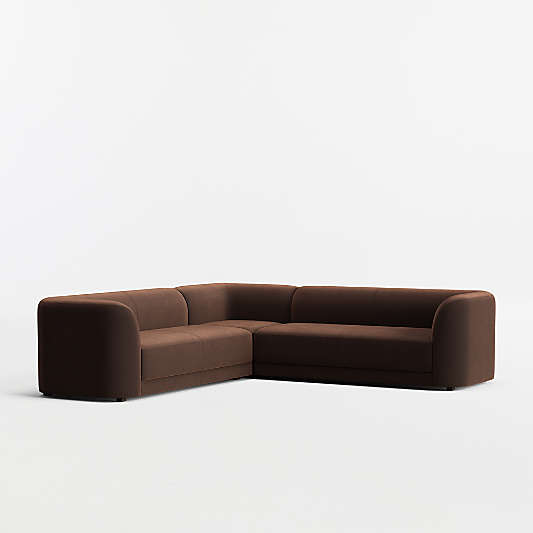 Contour 3-Piece L-Shaped Sectional Sofa