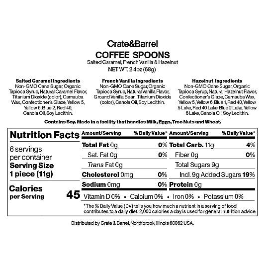 Flavored Coffee Spoons, Set of 6