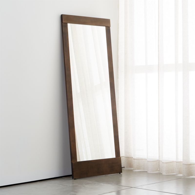 Colby Bronze Floor Mirror Reviews Crate And Barrel 