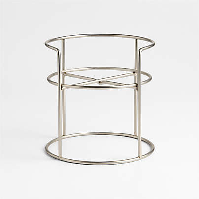 Cold Drink Dispenser Silver Stand