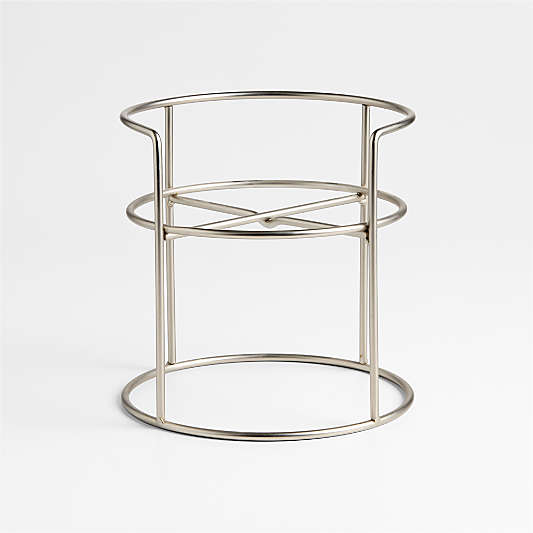 Cold Drink Dispenser Silver Stand