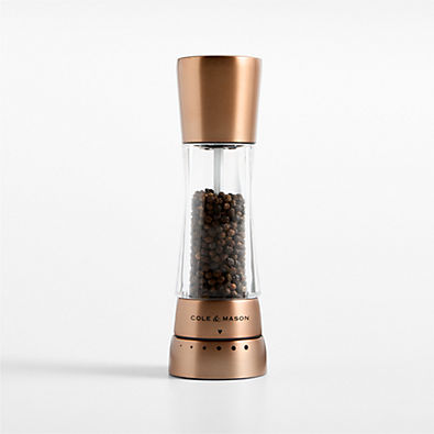 View Cole & Mason Derwent Copper Finish Adjustable Pepper Mill details