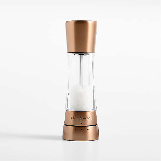 Cole & Mason Derwent Copper Finish Adjustable Salt Mill