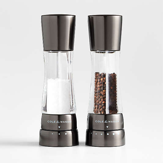 Cole & Mason Derwent Iron Grey Adjustable Salt and Pepper Mills