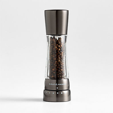 View Cole & Mason Derwent Adjustable Iron Grey Pepper Mill details