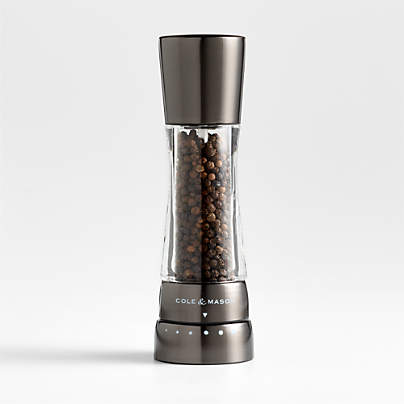 Cole & Mason Derwent Adjustable Iron Grey Pepper Mill