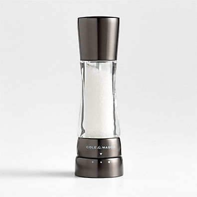 View Cole & Mason Derwent Adjustable Iron Grey Salt Mill details