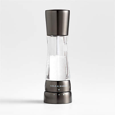 Cole & Mason Derwent Adjustable Iron Grey Salt Mill