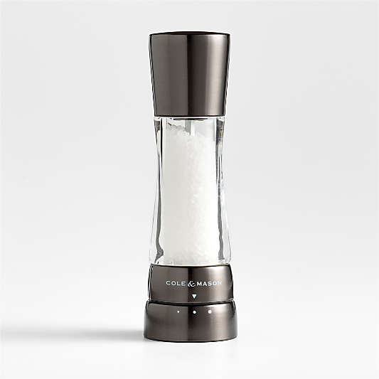 Cole & Mason Derwent Adjustable Iron Grey Salt Mill
