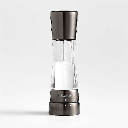 Cole & Mason Derwent Adjustable Iron Grey Salt Mill