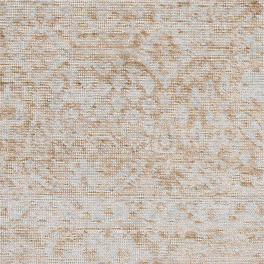 Colesbourne Wool Blend Traditional Handwoven Light Blue Rug Swatch 12"x18"