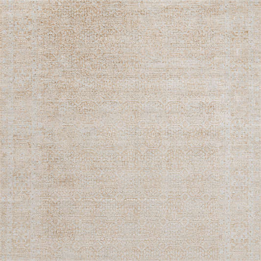 Colesbourne Wool Blend Traditional Handwoven Light Blue Rug