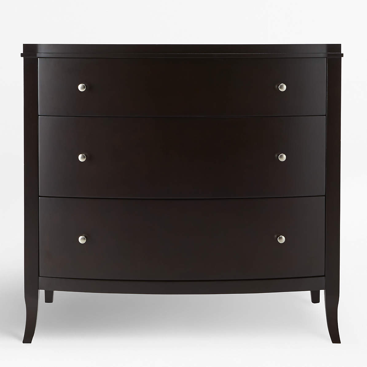 Diploma In zicht protest Colette Espresso 3-Drawer Chest + Reviews | Crate & Barrel