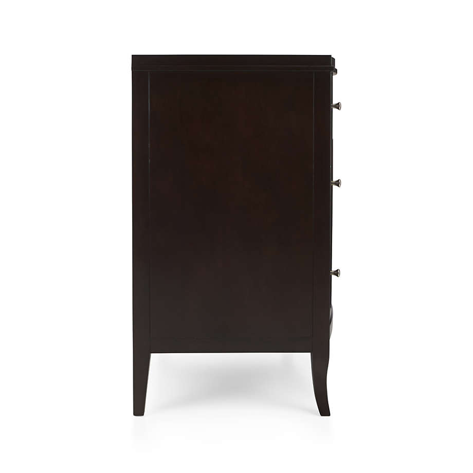 Linea Black 3-Drawer Chest