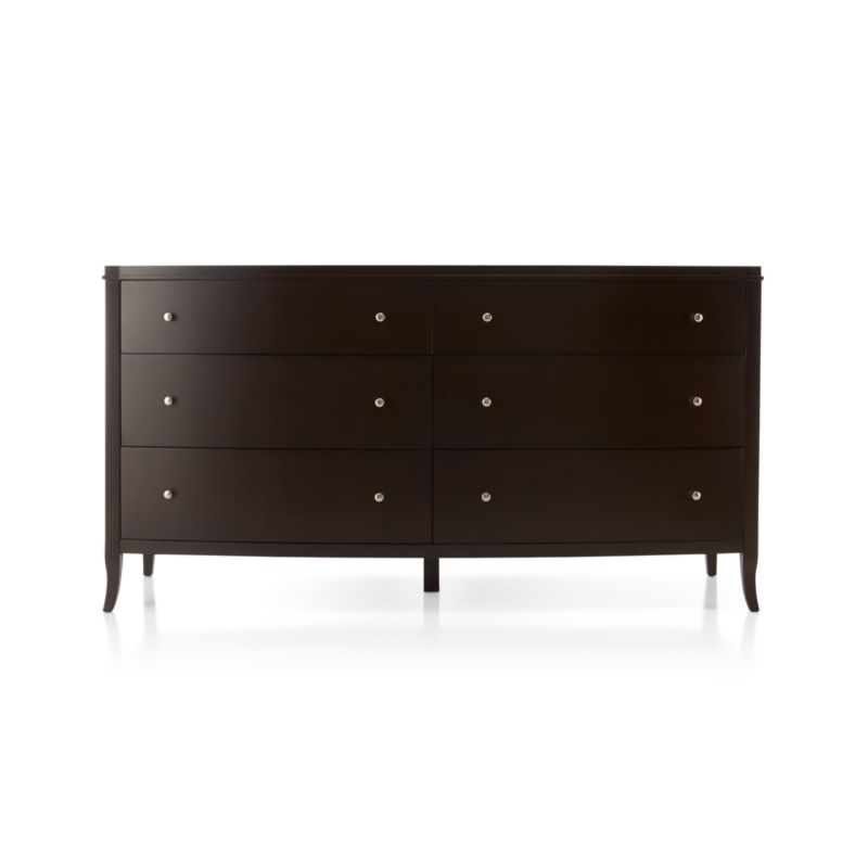 Colette Espresso 6-Drawer Dresser