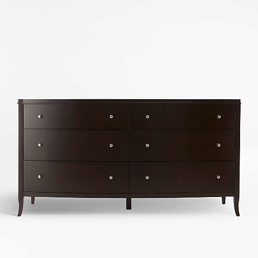 Colette Espresso 6-Drawer Dresser