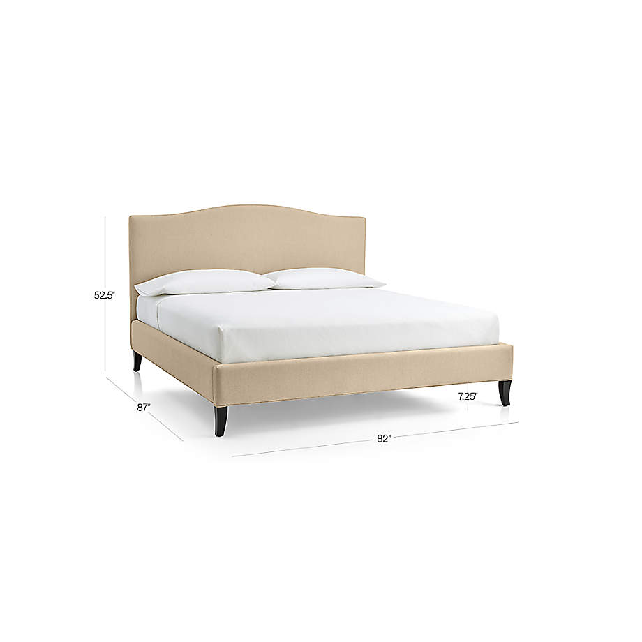 Crate and barrel cal king deals bed