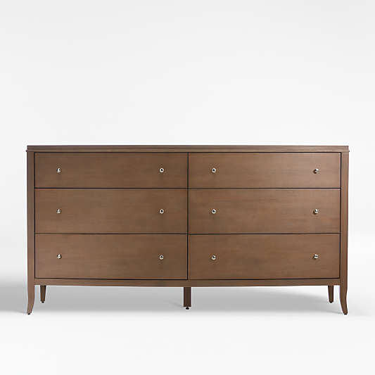 Colette Driftwood 6-Drawer Dresser