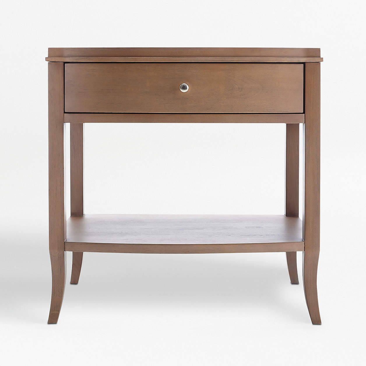 Colette Driftwood Nightstand + Reviews Crate & Barrel