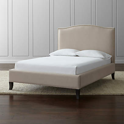 Colette Full Upholstered Bed 52 5, Crate And Barrel Bedroom Furniture Reviews