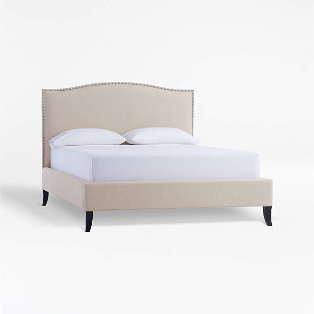Colette King Upholstered Bed 52 5, King Size Upholstered Bed Frame With Headboard