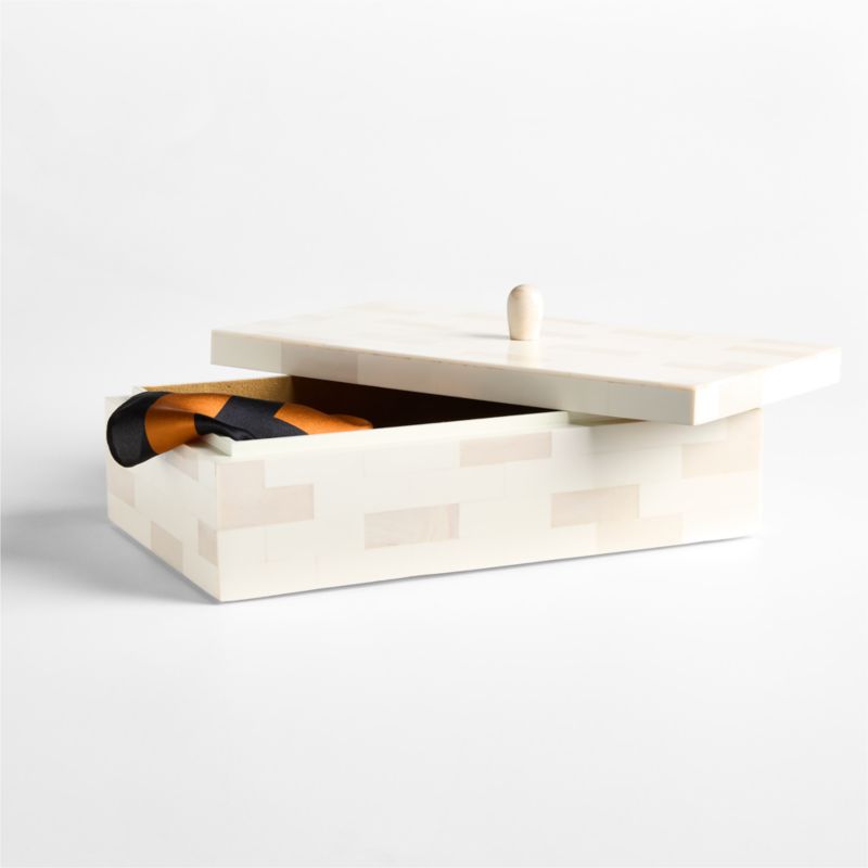 Colette Large Resin Decorative Box 12" - image 3 of 5