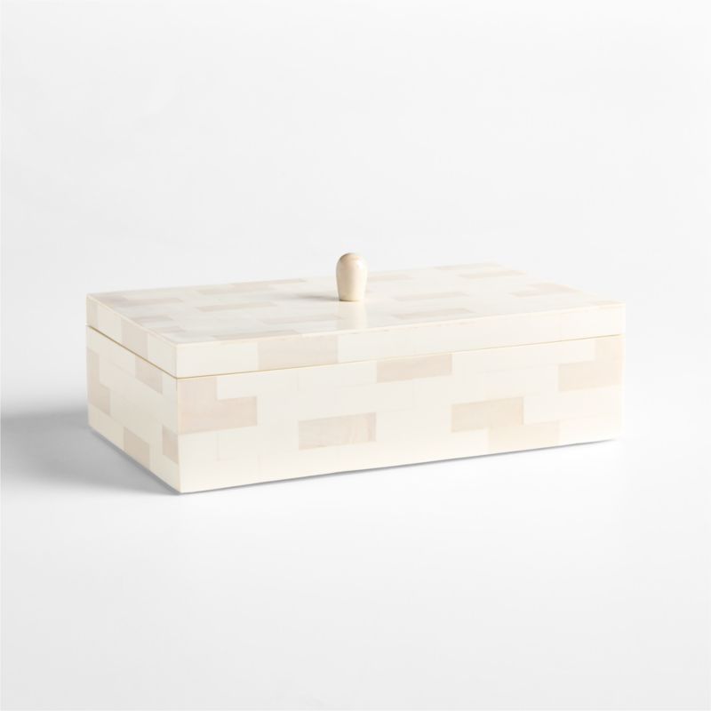 Colette Large Resin Decorative Box 12" - image 4 of 5